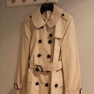 Coach Trench coat Parchment MFSRP 80647